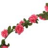 vidaXL Blumengirlanden Blumen 6 Stk. Rosa 240 cm