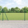 vidaXL Zaunpfosten Gr&uuml;n 25 x 1,2 m (19 x 19 mm Netz) Stahl und PVC
