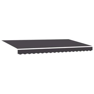 vidaXL Ausziehbare Markise Anthrazit 350 x 200 cm
