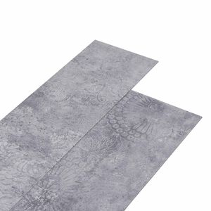 vidaXL Bodenplanken Grau 5,26 m&sup2; 18 Stk. PVC