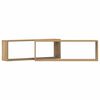 vidaXL Wandregal 2 pcs Artisan-Eiche 80 x 15 x 26 cm Holzwerkstoff