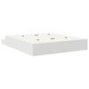 vidaXL Aufbewahrungsbettgestell mit Speicher Weiß 180 cm Holzwerkstoff