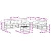 vidaXL Outdoor-Sofagarnitur mit Kissen 8 pcs Natur und Beige