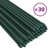 vidaXL Pflanzenst&uuml;tzen 30 Stk. Gr&uuml;n 90 cm Stahl