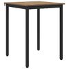 vidaXL Esstische 60 x 60 x 75 cm Holzwerkstoff Artisan-Eiche