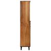 vidaXL Waschbeckenschrank mit Regal Massivholz Akazie 38 x 33 x 160 cm