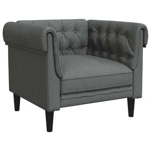 vidaXL Sofa Dunkelgrau 78,5 x 74,5 x 74,5 cm Polyester