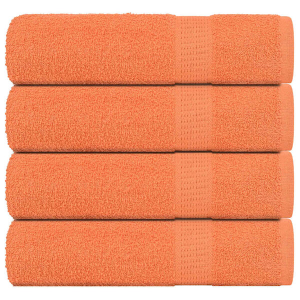 vidaXL Handt&uuml;cher 4 Stk. Orange 50x100 cm 360 g/m&sup2; 100% Baumwolle