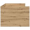 vidaXL Tagesbett mit Kopfteil Artisan-Eiche 90 x 200 cm Holzwerkstoff