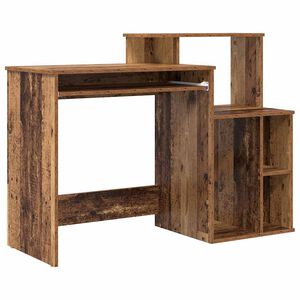 vidaXL Schreibtisch Altholz 120,5 x 44 x 88,5 cm Holzwerkstoff