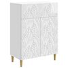 vidaXL Sideboard Hochglanz Wei&szlig; 66 x 34,5 x 90 cm Holzwerkstoff