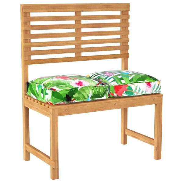 vidaXL Palettkissen für geeigneten Sitz Floral 2 pcs Mehrfarbig