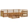 vidaXL Outdoor-Sofagarnitur 5 stk. Natur Massivholz Akazie
