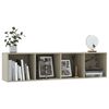 vidaXL Bücherregal/TV-Schrank Sonoma-Eiche 143×30×36 cm