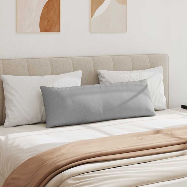 vidaXL Sofakissen 2 pcs Wolkengrau 120 x 40 cm Stoff
