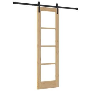 vidaXL Schiebet&uuml;r ORKDAL Natur 61 x 198,5 cm