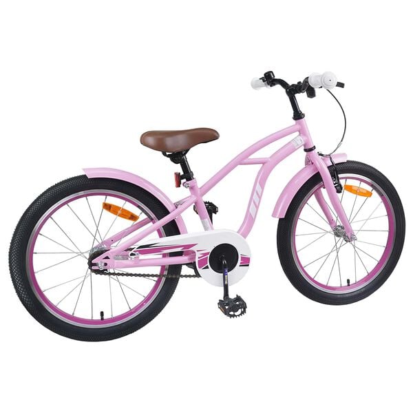 vidaXL Kinderfahrrad 20 Zoll f&uuml;r 6-11 Jahre alt Hellrosa