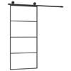 vidaXL Schiebet&uuml;r mit Beschlag 90x205 cm ESG-Glas & Aluminium