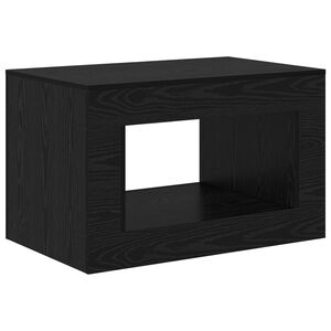 vidaXL Coffee Table Schwarz Eichen-Optik 80.5 x 50 x 50 cm