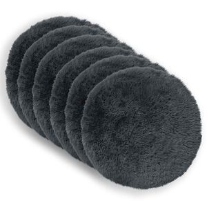 vidaXL Kissen mit Kissen HEERLEN 2 Stk. Anthrazit PV Fleece