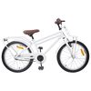 vidaXL Kinderfahrrad 18 Zoll f&uuml;r 5-7 Jahre alt Wei&szlig;