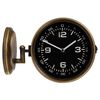 Gifts Amsterdam Wanduhr Moskou Metall Altgolden 30x9,5x28 cm