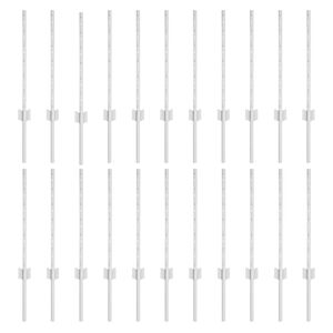 vidaXL Zaunpfosten 22 pcs Silber 100 cm Stahl
