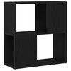 vidaXL TV-Schrankset Schwarz 60 x 24 x 63 cm Holzwerkstoff