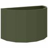 vidaXL Pflanzk&uuml;bel Olive Gr&uuml;n 60 x 30 x 35 cm Stahl