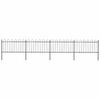 vidaXL Gartenzaun | Stahl | Robust | Modern