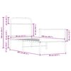 vidaXL Bettgestell ohne Matratze 80x200 cm Sonoma-Eiche Holzwerkstoff