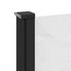 vidaXL Seitenmarkise Ausziehbar Wei&szlig; 200x600 cm