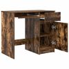 vidaXL Schreibtisch Räuchereiche 86x49x76 cm Holzwerkstoff