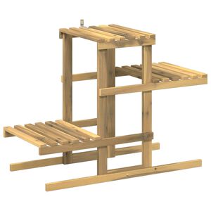 vidaXL Pflanzenst&auml;nder Wei&szlig; 82 x 36 x 60 cm Massivholz Akazie