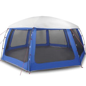 vidaXL Poolzelt mit abnehmbarem &Uuml;berzelt Netzw&auml;nden Azurblau 690x690cm