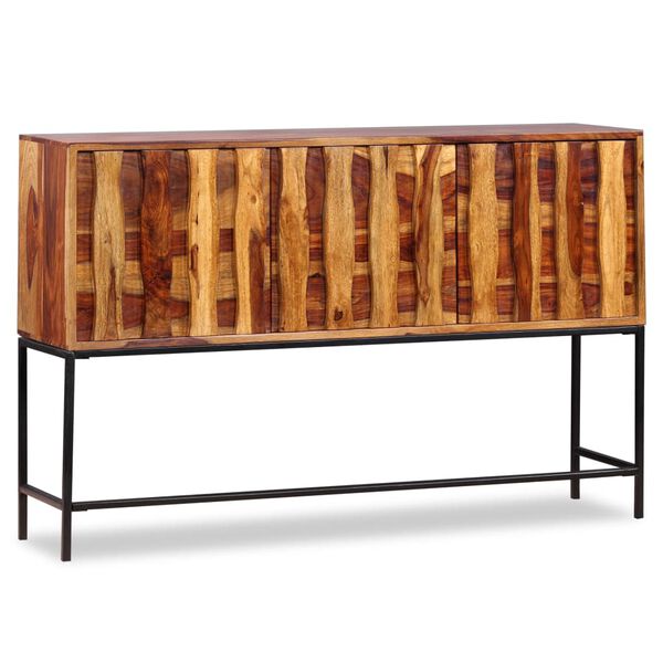 vidaXL Sideboard Massivholz Akazie 120x30x80 cm
