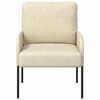 vidaXL Sofas mit Kissen 55cm Creme Sperrholz