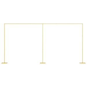 vidaXL Hochzeitsbogen Gold 657 x 35 x 300 cm Stahl