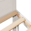 vidaXL Massivholzbett ohne Matratze Wei&szlig; 90x200 cm Kiefernholz