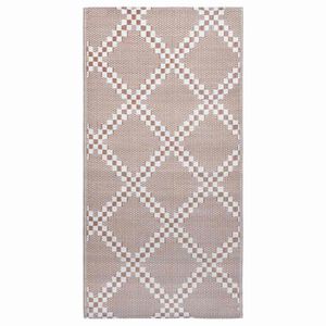 vidaXL Outdoor-Teppich ARAKIL Braun 120x180 cm PP