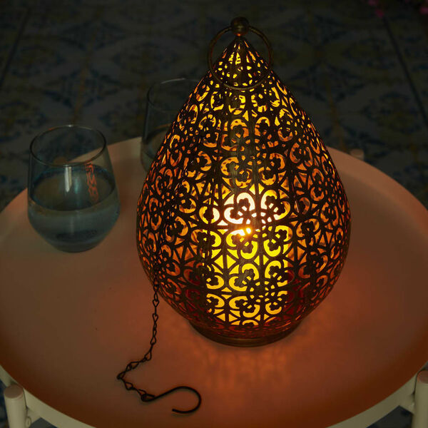 Luxform LED-Gartenleuchte Palmyra Orientalisch Antik-Bronzen