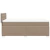 vidaXL Boxspringbett mit Matratze Cappuccino-Braun 80x200cm Kunstleder