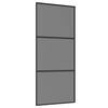 vidaXL Schiebet&uuml;r 90 x 205 cm Verbautes Glas und Aluminium