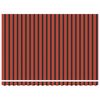 vidaXL Markise Einziehbar Orange und Braun 4,5x3 m Stoff und Aluminium