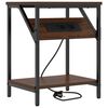 vidaXL Nachttisch Braun Eichen-Optik 38 x 30 x 48 cm Holzwerkstoff