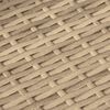 vidaXL 5-tlg. Garten-Essgruppe mit Kissen Beige Poly Rattan