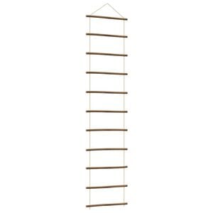 vidaXL Wanddekoration in Leiterform 50x200 cm Nat&uuml;rlicher Zweig