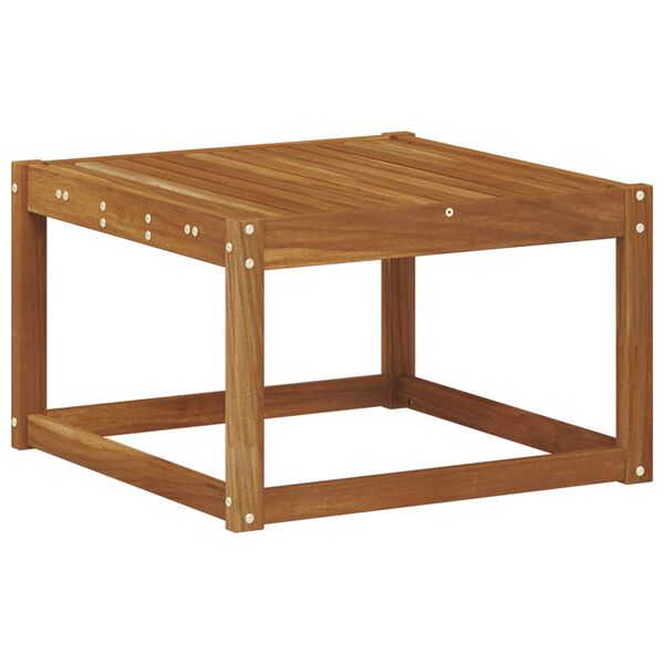 vidaXL Outdoor-Tisch Massives Akazienholz Natur 59 x 59 x 37 cm