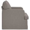 vidaXL Sofa 60cm Taupe Metall