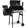 vidaXL Klassischer Holzkohlegrill Barbecue Smoker